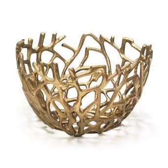 11,5 “Top | Tigela de servir de metal por atacado de Galore Home