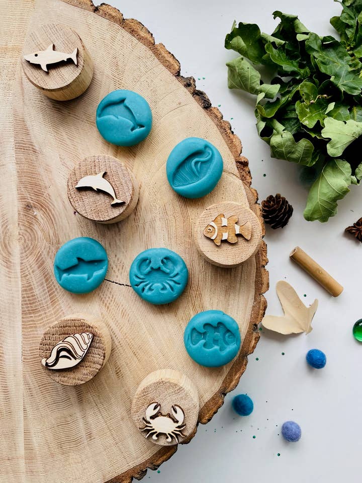 Ocean Oak Stamps for wholesale by Curiosity Corner