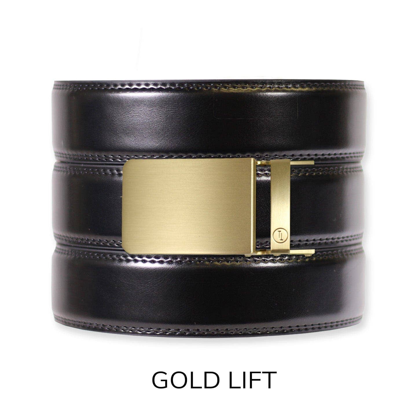 Tough Apparel – Engroshandel Bælte - Herre – Glans Sort Læder Ratchet Bælte & Spænde Sæt9