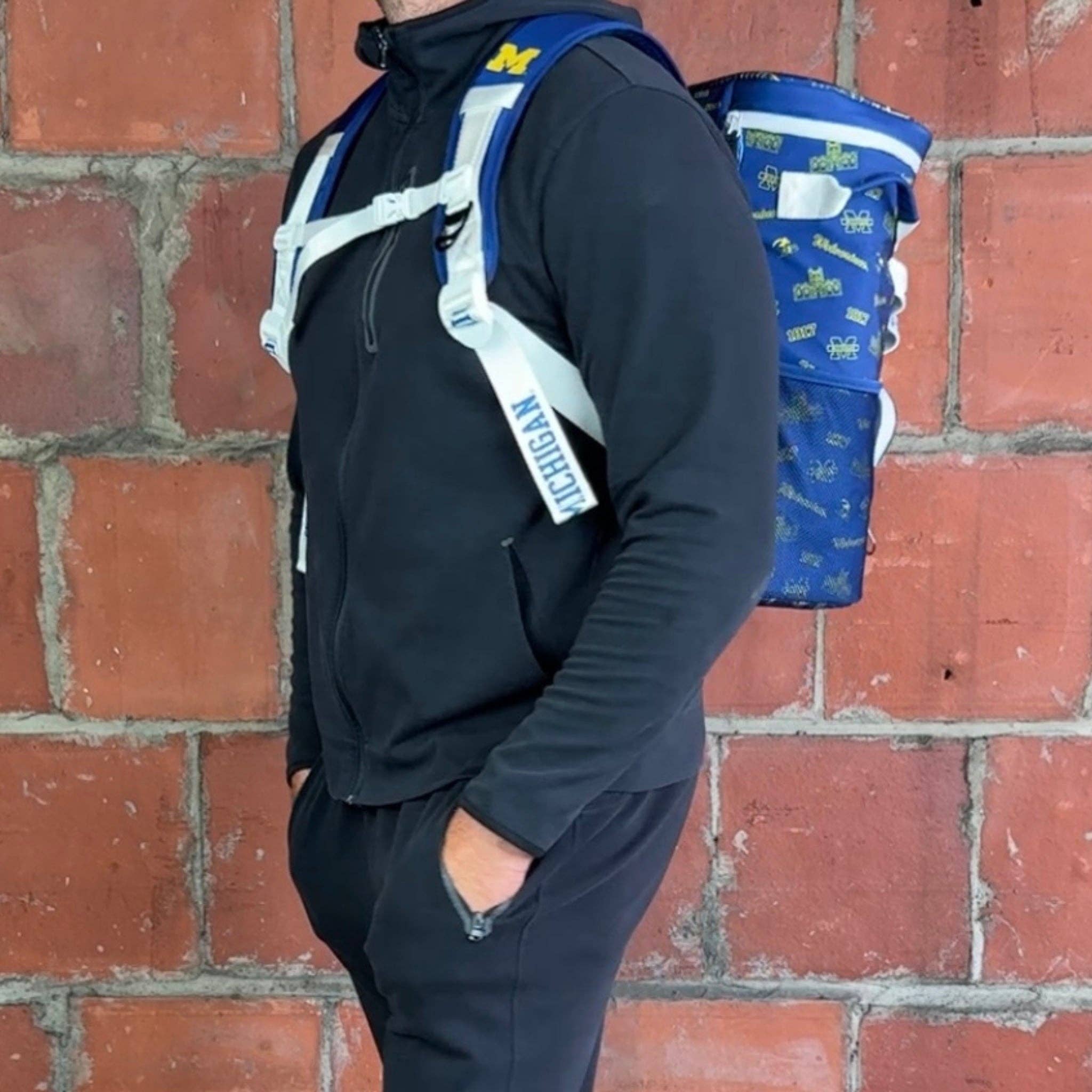 Varsity Cooler - Wholesale Cooler/Cooler Bag - University of Michigan Backpack Cooler14