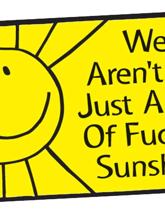 Sticker-Well, aren’t we just a ray for wholesale by Ephemera