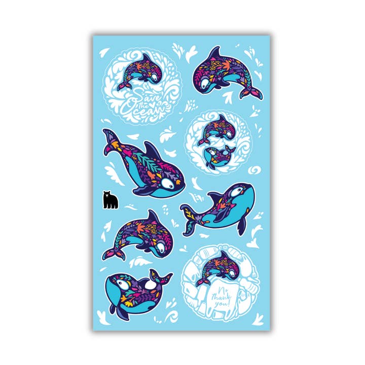 Four Bears Sticker Club - Wholesale Sticker - Save The Whales