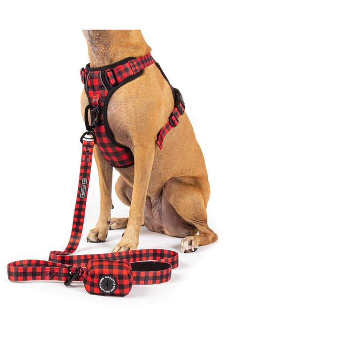 Big and Little Dogs - Wholesale Pet Poop Bag Dispenser - DOG POOP BAG HOLDER: Plaid to the Bone1