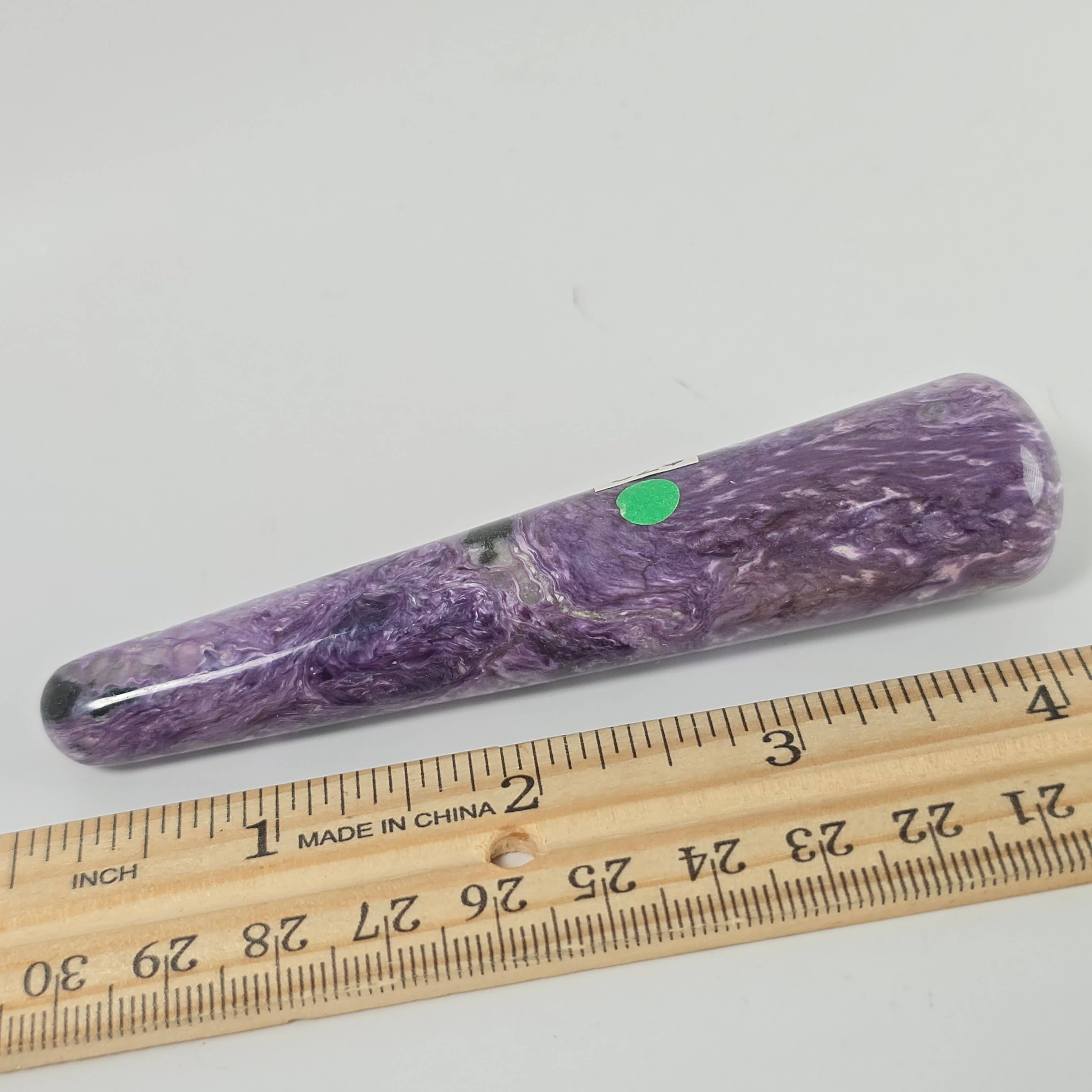 Aquamarine Daydream Wholesale - Wholesale Body Massager - Charoite Massage Wand ~ Polished Crystal Shapes ~ Minerals1