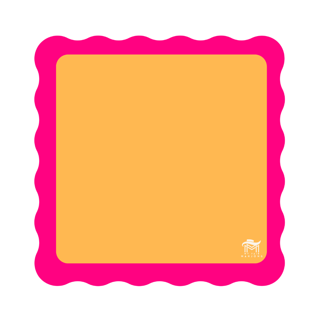 My Fair Mahjong - Wholesale Board Game - MAHJONG MAT  |  Color Wave  |  31" x 31"1