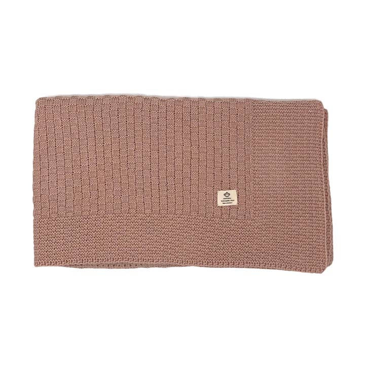 Couverture bébé carrée rose pour la vente par micu micu