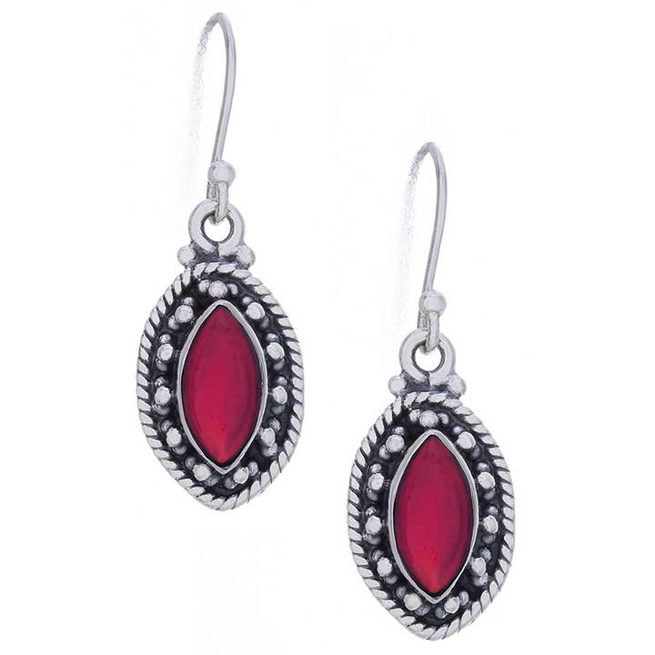 Garnet Fancy Marquise Earrings for wholesale by Kheops BLJ Jewelry