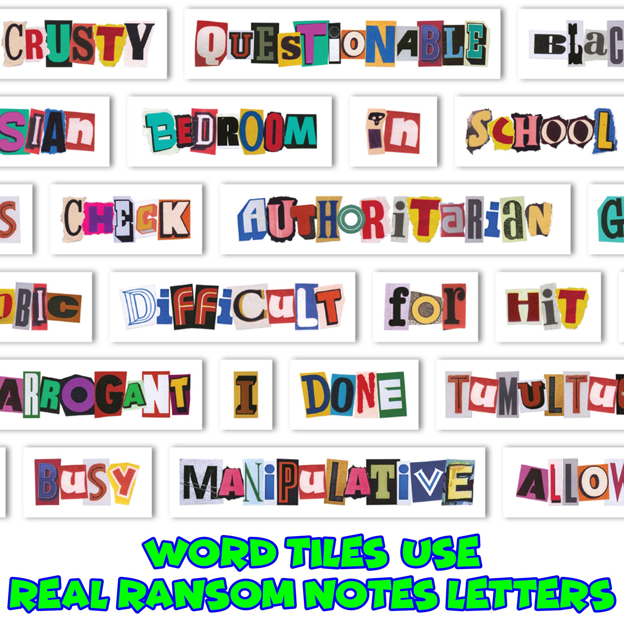 Funwares - Wholesale Card Game - Ransomizer – Funny Word Party Game for Teens, Adults & Gifts6