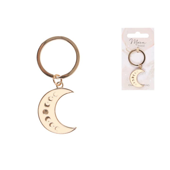Cubby House by Malmar - Wholesale Keychain – Women's - Moon Phase Crescent Key Ring