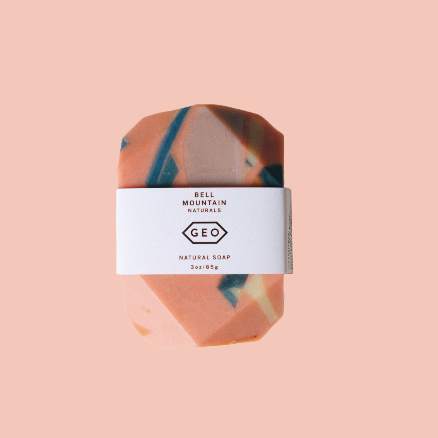 Bell Mountain Naturals - Vente Pains de savon - Savon en barre Terrazzo Gem. En taille réelle7