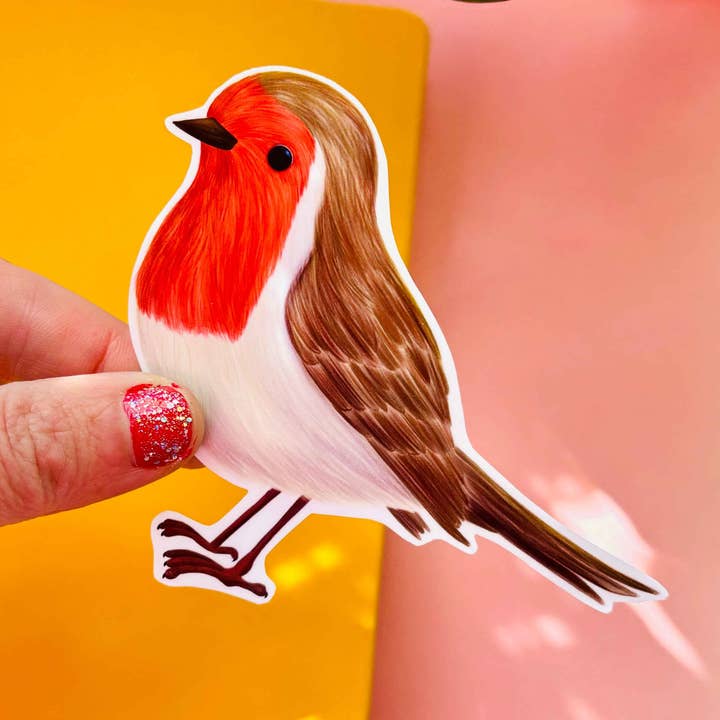 Pixiecraft - Wholesale Sticker - Garden Birds 10cm Vinyl Stickers: Nature Inspired Waterproof Decals11