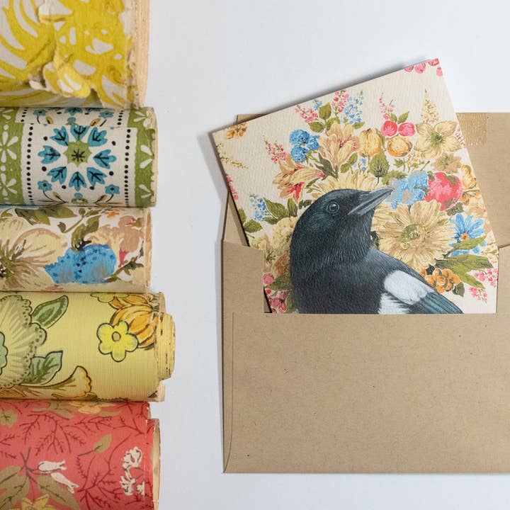 Emily Uchytil - Wholesale Everyday Greeting Card - Magpie - Note Card3