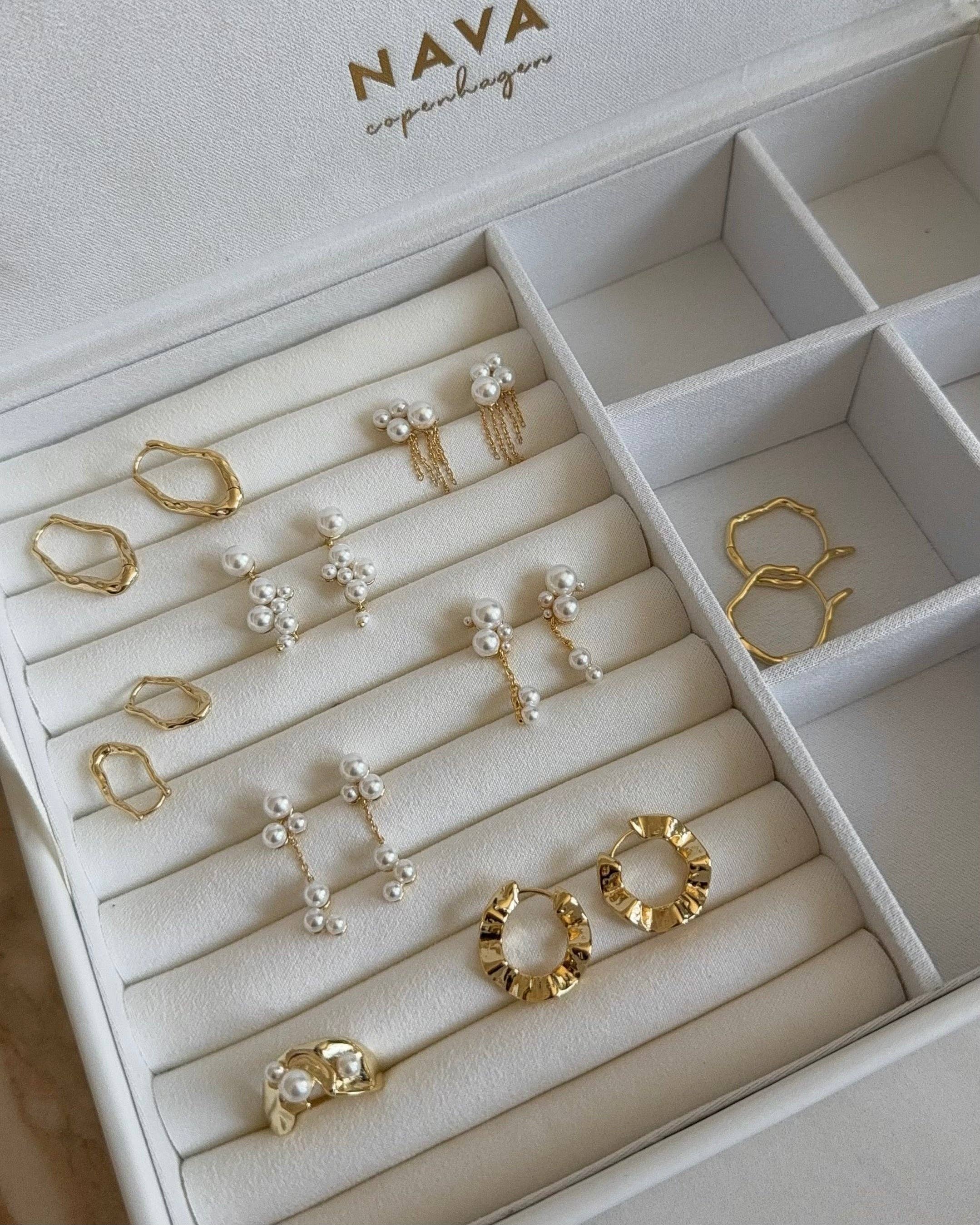 Nava Copenhagen - Wholesale Dangle Earrings - Pelagia Earrings - Gold Plated2