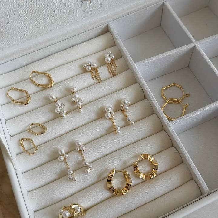 Nava Copenhagen - Wholesale Dangle Earrings - Pelagia Earrings - Gold Plated2