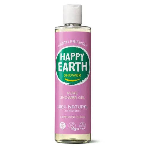 Happy Earth - Wholesale Body Wash/Shower Gel - Happy Earth Natuurlijke Douche gel Lavender Ylang 300ml0