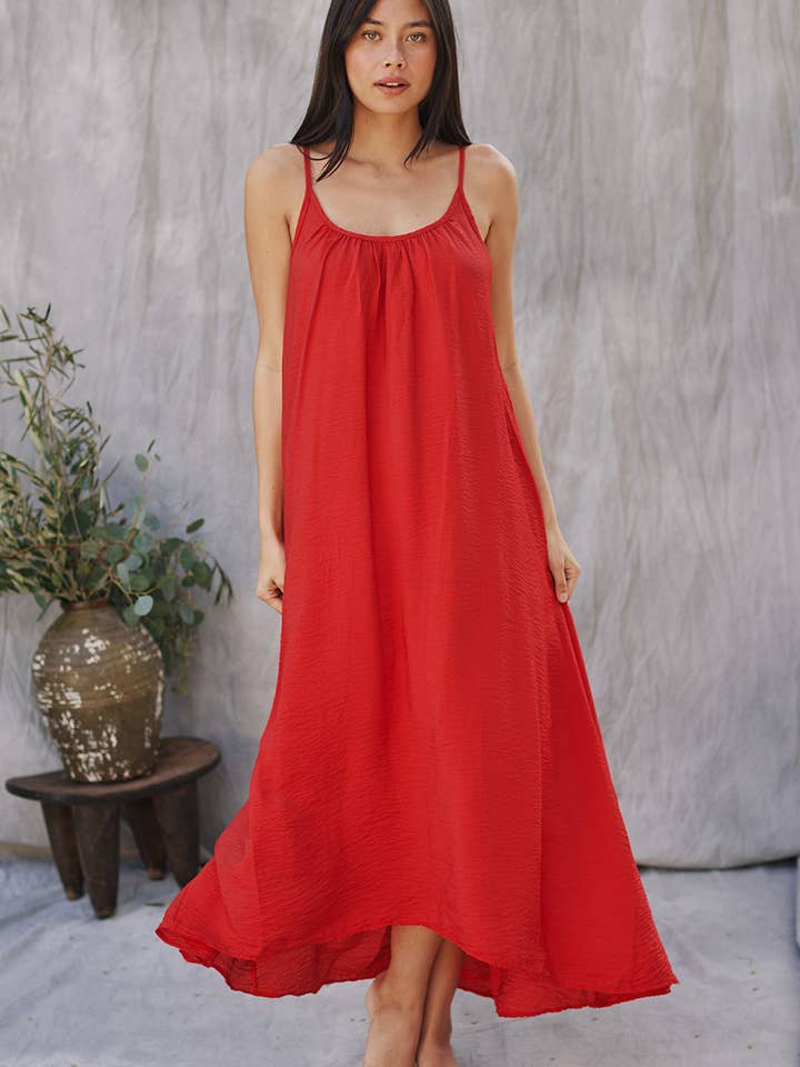 9seed - Wholesale Dress - Women's - TULUM low back maxi in naked