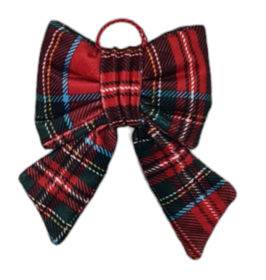 Lunaria Lab - Vendita all'ingrosso Decorazione natalizia - Fiocco Natalizio imbottito in Velluto, 14x15cm17