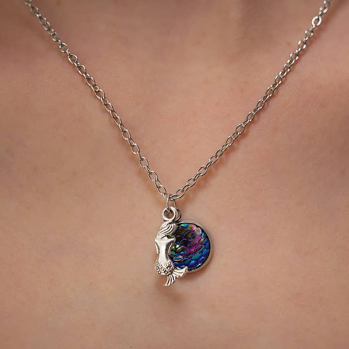 Sun Tail Mermaid - Wholesale Pendant/Charm Necklace - Mermaid Necklace Jewelry