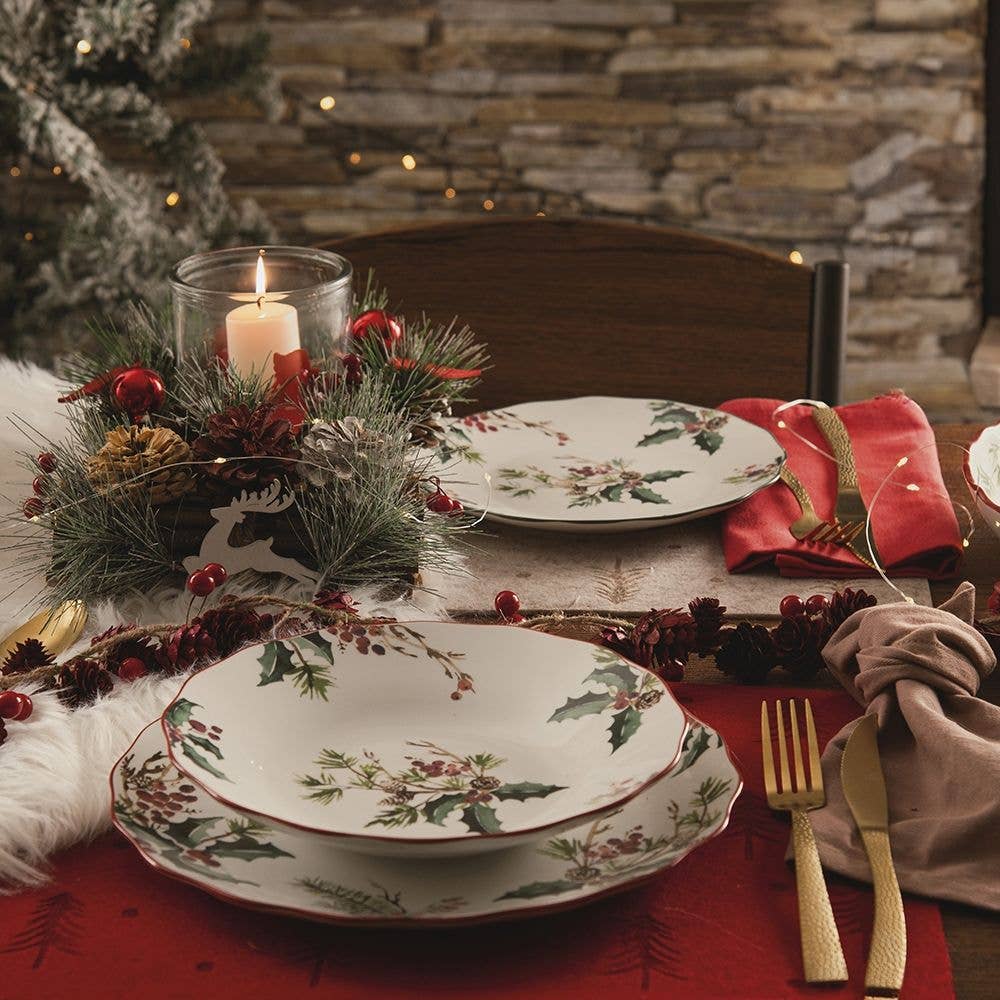 VdE Tivoli 1996 - Vendita all'ingrosso Piatti da portata - VINTAGE XMAS PIATTO PIANO 27CM PORCELLANA1