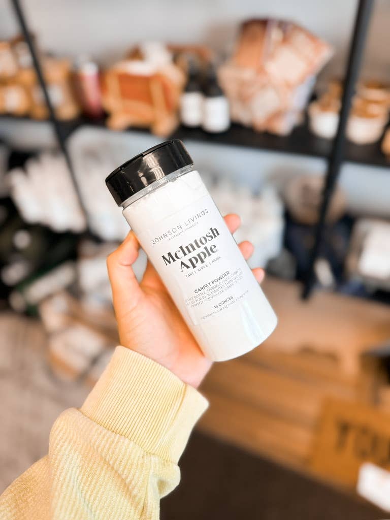 Johnson Livings LLC - Wholesale Rug Cleaner - McIntosh Apple Carpet Powder