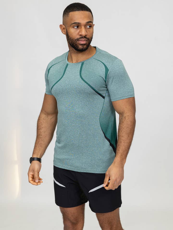 Zayne Paris - Wholesale Activewear Set - Men's - TX932 Sport Running Shorts T-Shirt and Shorts Set5