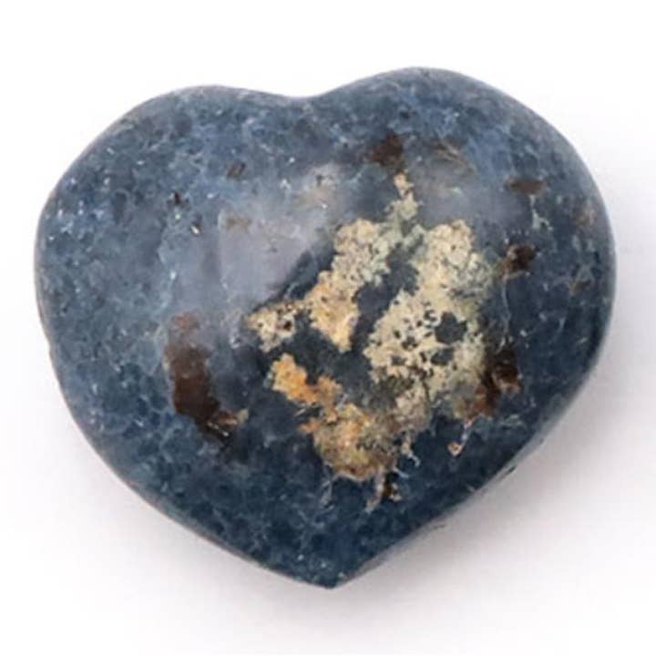 La Boîte à Cailloux - Wholesale Spiritual Stone/Crystal - Dumortierite heart Madagascar A 25-35mm