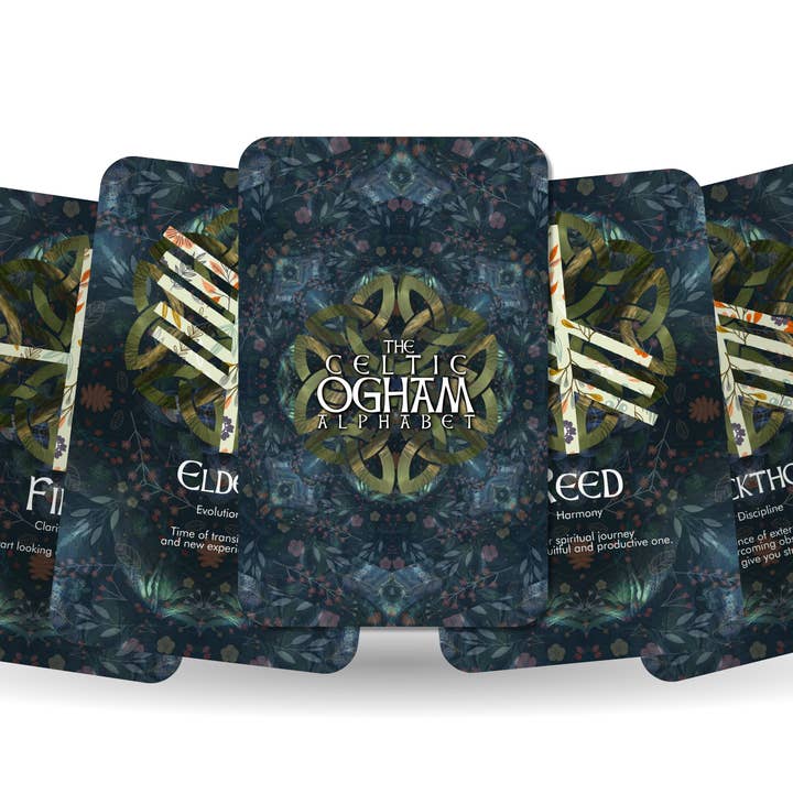 The Celtic Ogham Alphabet for wholesale by Ibiza Tarot USA