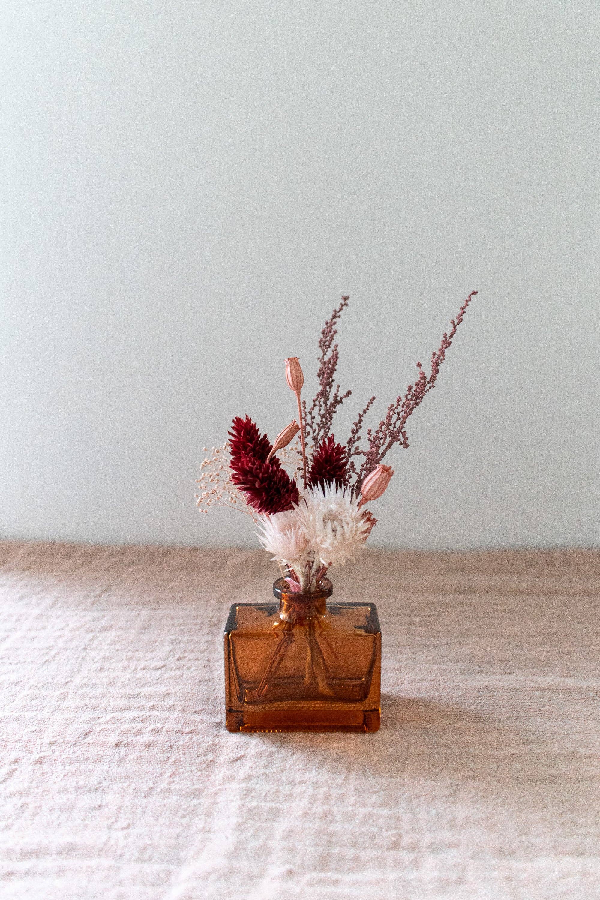 Gather Goods Co - Cards, Coasters, Tea Towels, Art, Mugs - Wholesale Dried/Pressed Flowers - Micro Dried Flower Arrangement in A Glass Bud Vase15