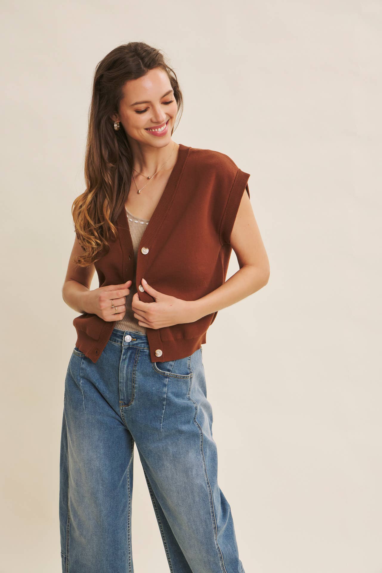 DENIM LAVÉ JEANS VINTAGE LAVÉS EXTENSIBLES ET SURDIMENSIONNÉS SANS EFFORT en vente sur Faire4