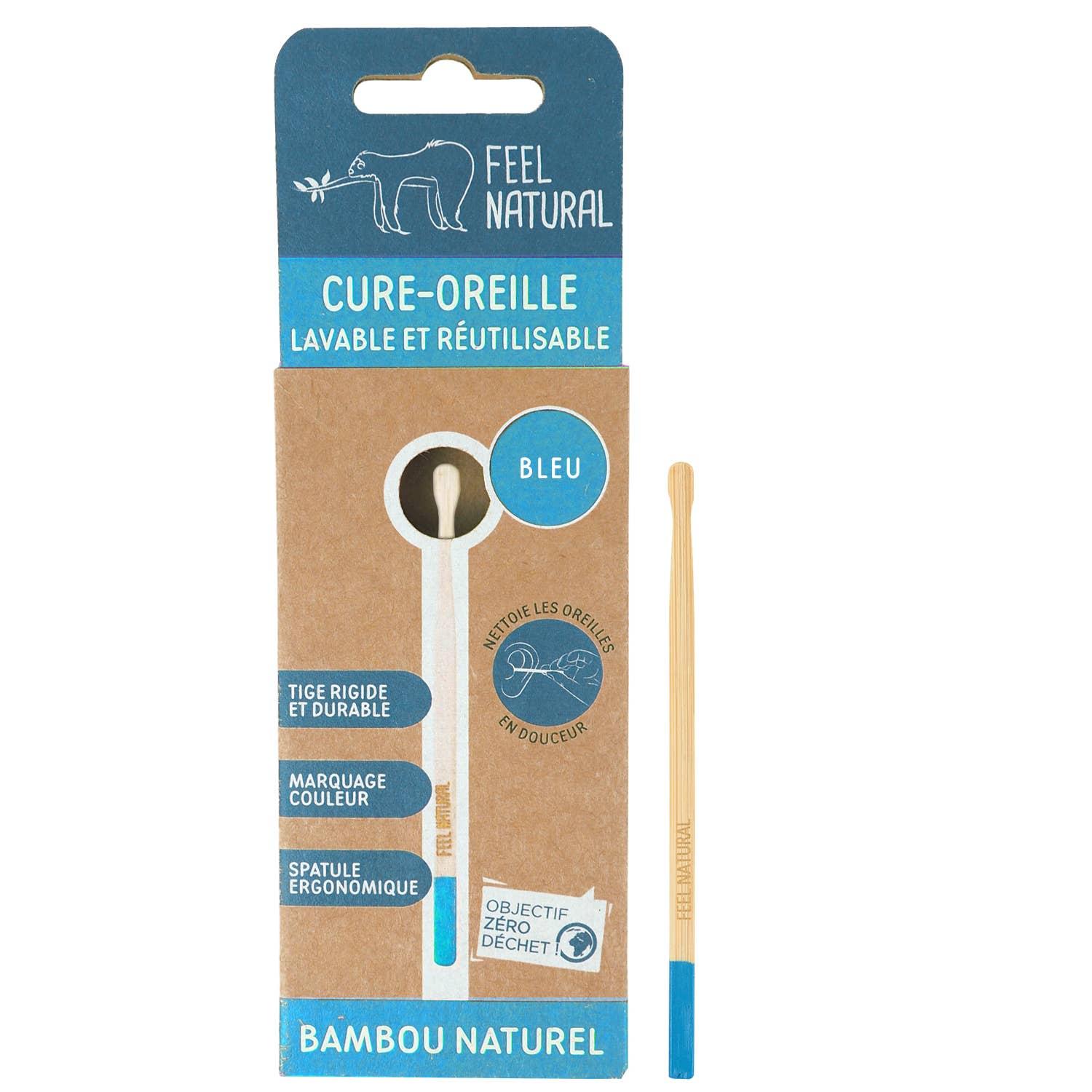 FRENCH TENDANCE - Wholesale Cotton Swab/Q-Tip - Bamboo earmuffs 4 colors4