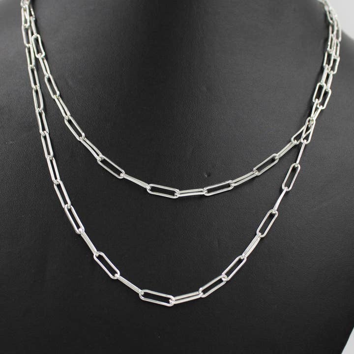 925 Sterling Silver Link Chain for Men's for wholesale by Silvex Jewelry
