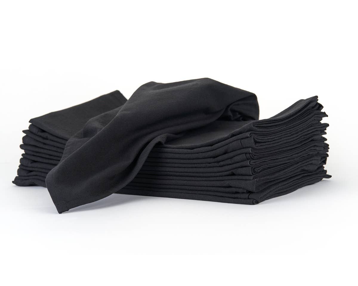 Mary's Kitchen Towels - Vente Serviettes de table en tissu - Serviettes en toile à sac à farine, 100 % coton, 48 x 48 cm2