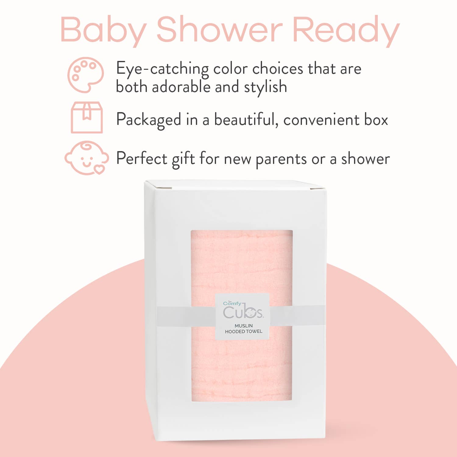 Comfy Cubs - Wholesale Hooded Towel - Kids & Baby - Baby Hooded 9 Layer Muslin Cotton Towel for Kids14