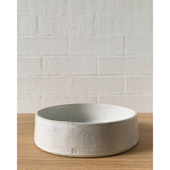 Jenn Johnston Ceramics - Wholesale Serving bowl - white serve - stacking serving dish2