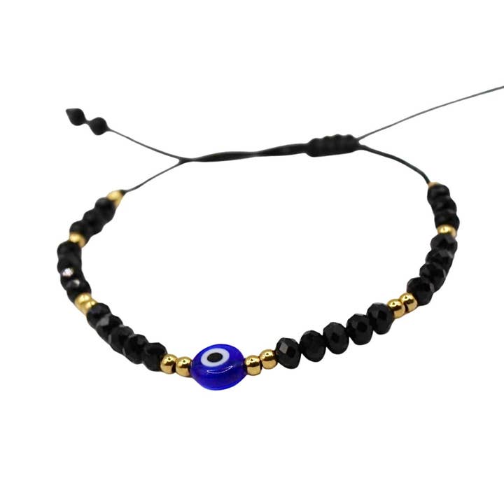 Pulsera de Mal de Ojo - Negra para venta al por mayor de Inner Beauty Shop