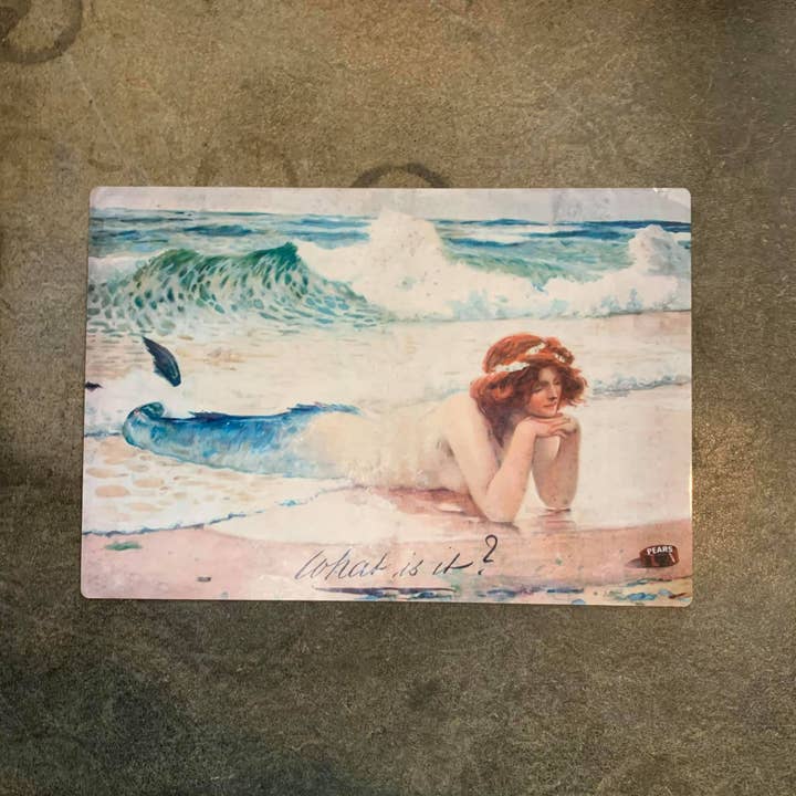 The British Metal Signs Company - Wholesale Sign - Pears Soap what is it mermaid Metal Sign