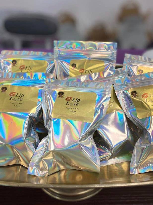 Exfoliant pour les lèvres à la menthe pour la vente par Shark City Naturals