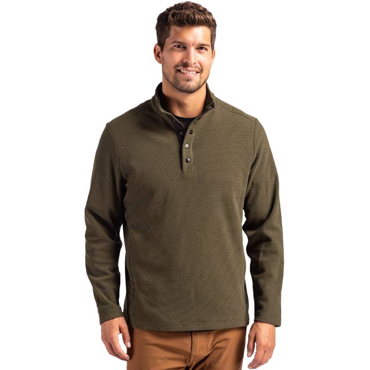 Cutter & Buck - Wholesale Jacket - Men's - Cutter & Buck Hunts Point Eco Mens Snap Pullover3
