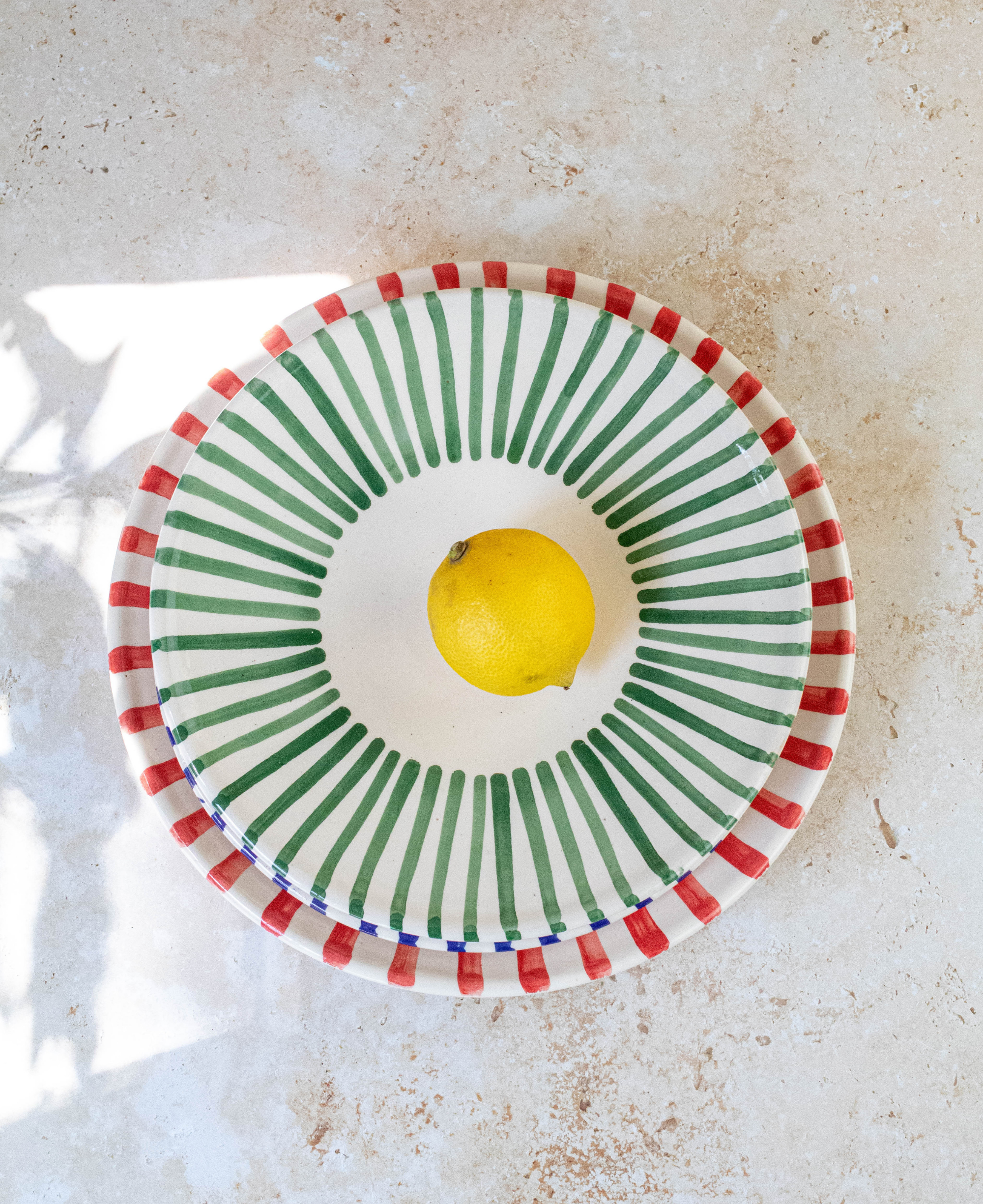 Maison Berber - Vendita all'ingrosso Piatto - Piatto in ceramica marocchina fatto a mano – Collezione Ourika4