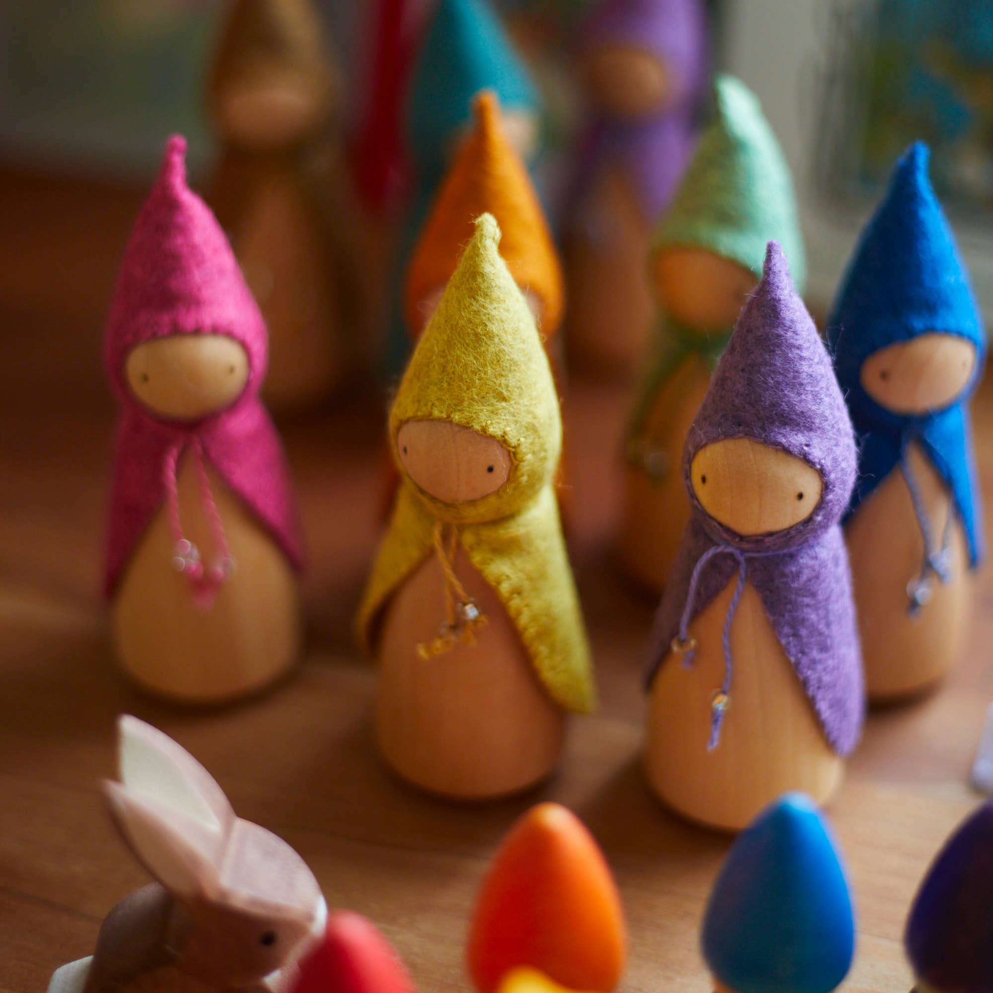 Wonderheart - Wholesale Wood Toy - Kids - Orange Wooden Gnome11