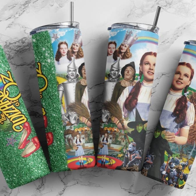 Green Glitter Wizard Becher für den Großhandel von Knotted Gypsy Designs