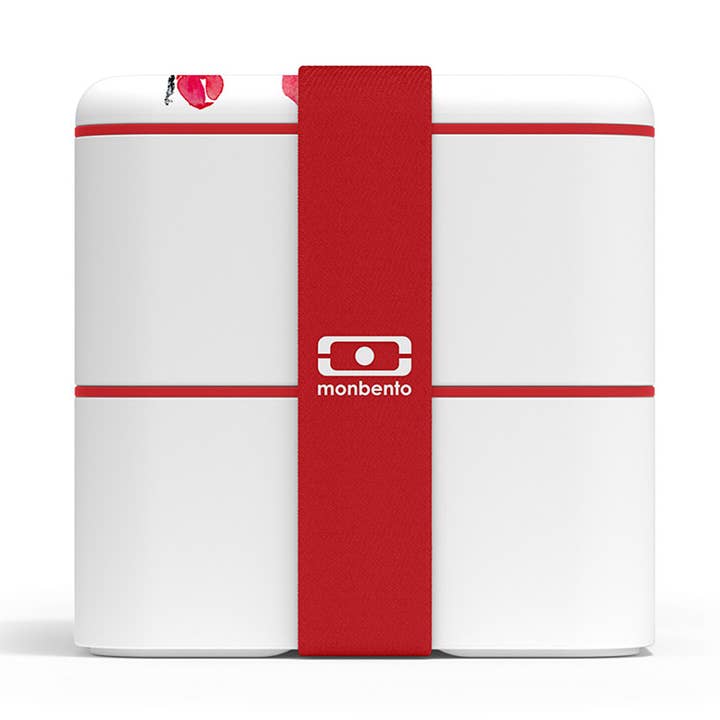 Until Pty Ltd - Wholesale Lunch bag/box - Monbento MB Square Graphic v1 Lunch Box Blossom0