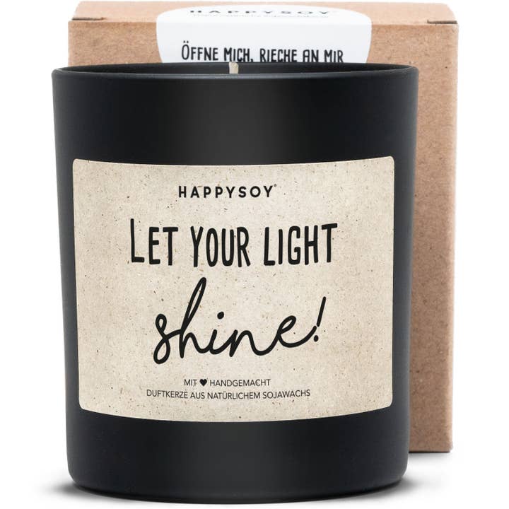 Geurkaars | Laat je licht schijnen! voor wholesale door Happysoy