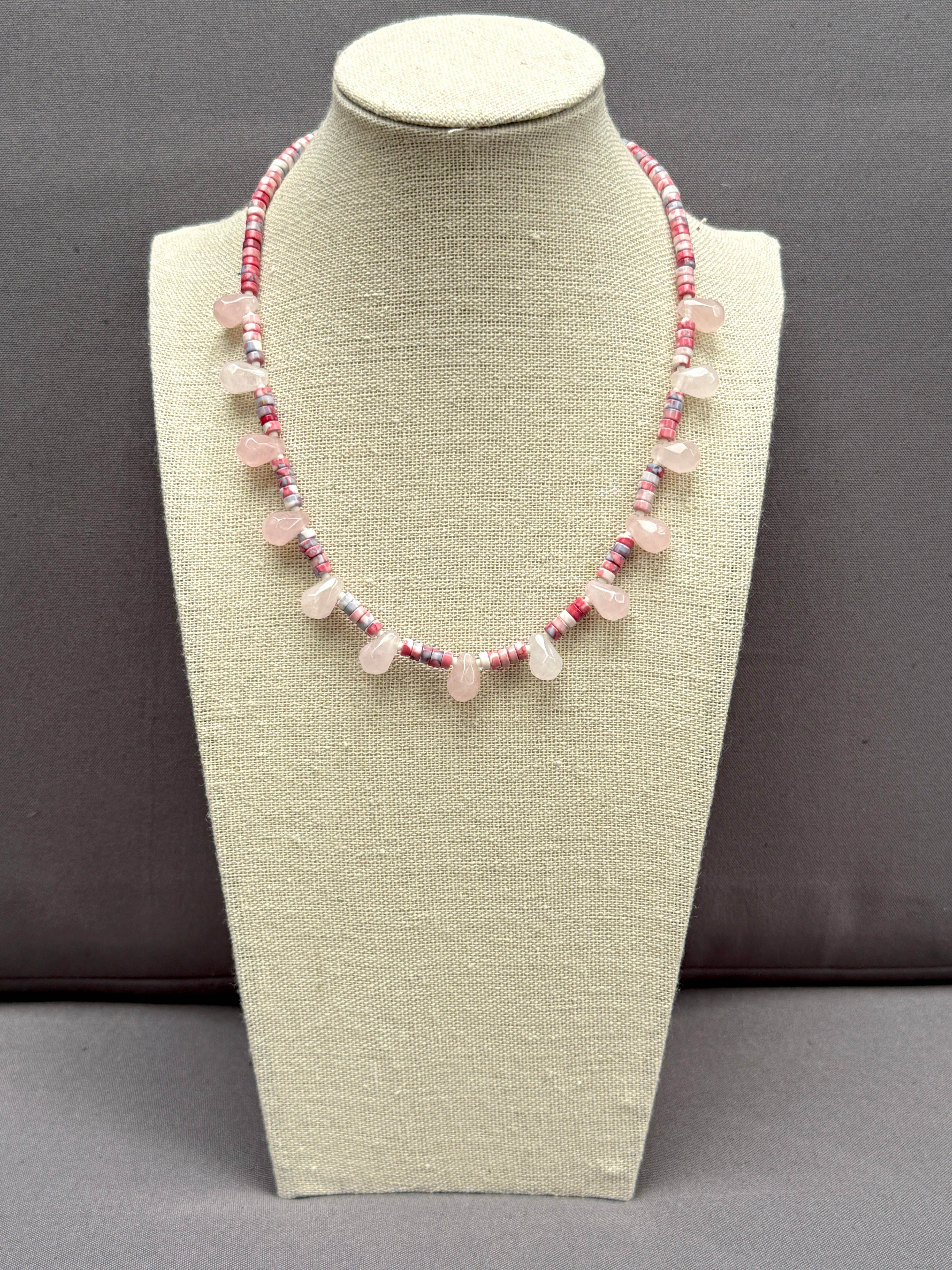 XTRA by Stacey - Wholesale Beaded/Pearl Necklace - The Pink Tide Necklace3
