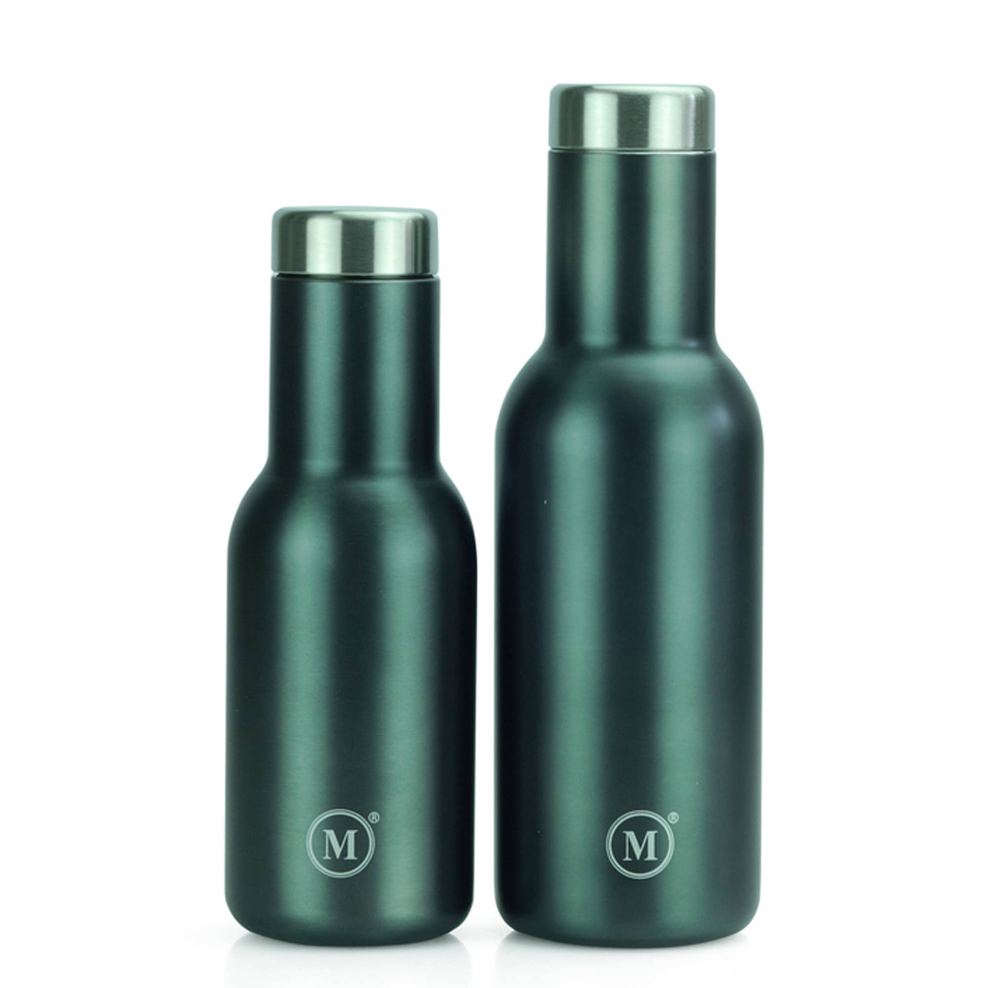 Minimal - Wholesale Water Bottle - Minimal Insulated Wine Bottle 600ml Gunmetal3