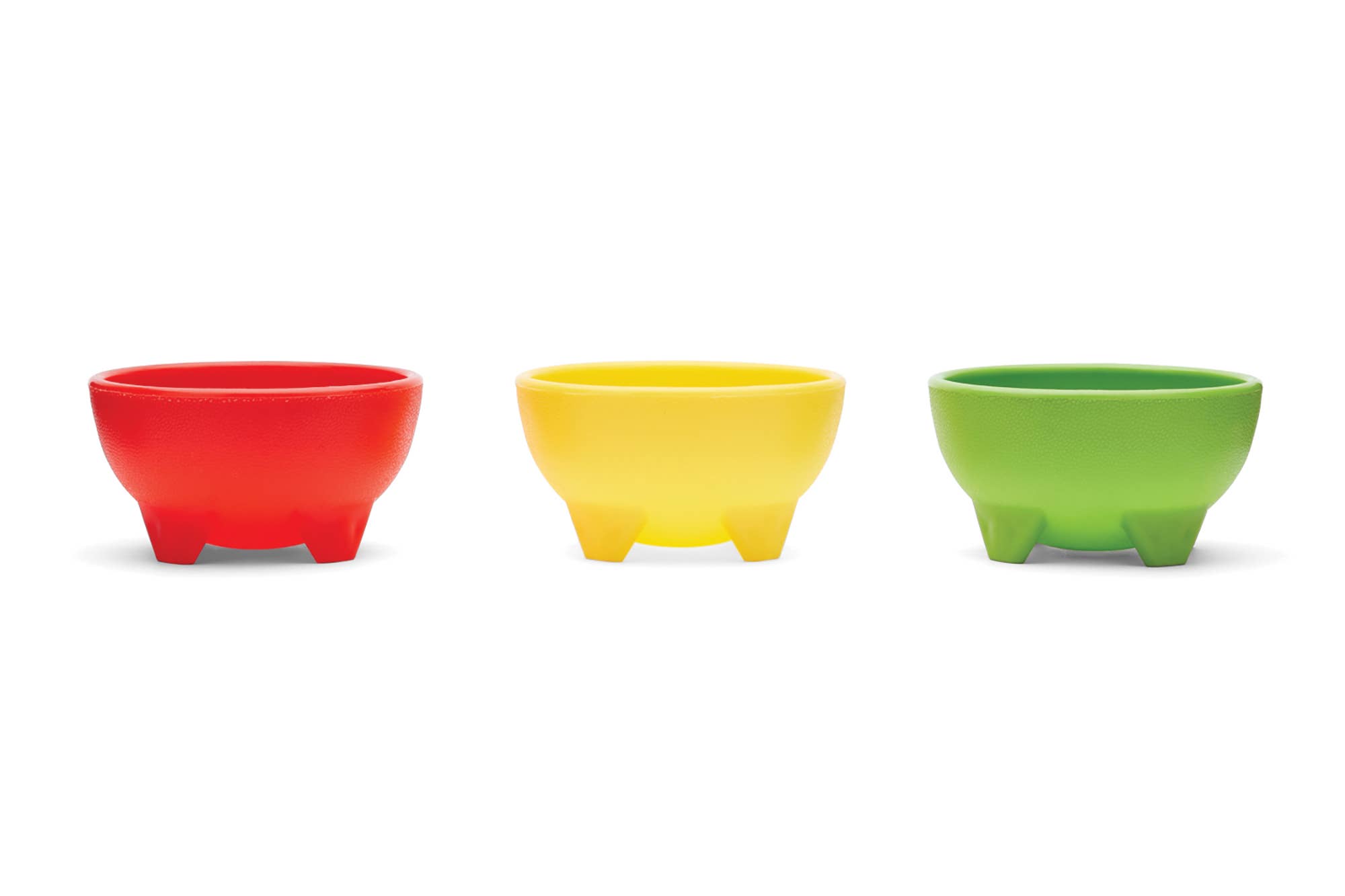 Fox Run Brands - Wholesale Serve Bowl - Fox Run Salsa Bowls, Set 3, Red, Yellow, Green, 14-Ounces2