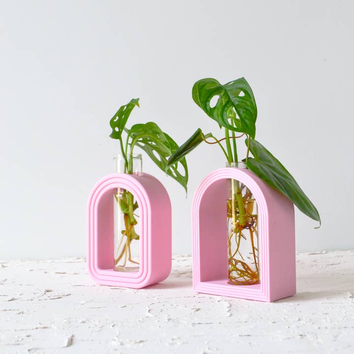 LindaMakess - Wholesale Plant Pot - 3D Printed Bubble Rainbow Arch Propagation Stands3