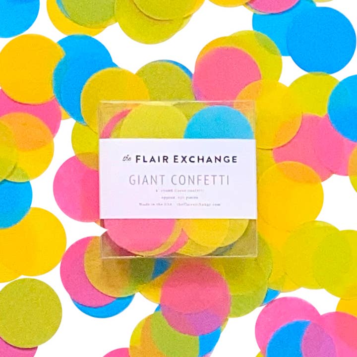 The Flair Exchange - Vendita all'ingrosso Coriandoli - Coriandoli giganti al neon
