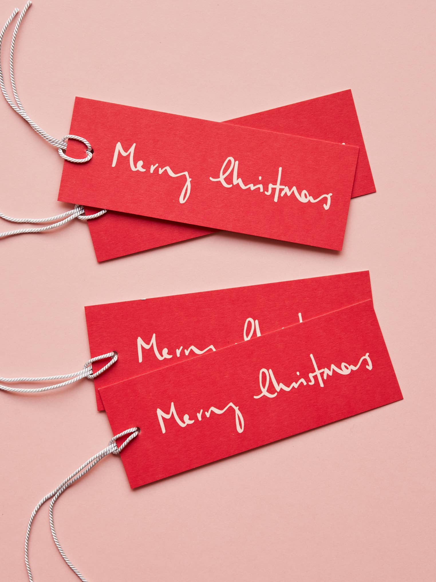 Heather Evelyn - Wholesale Gift Tag - Gift Tags - Merry Christmas Red set of 8