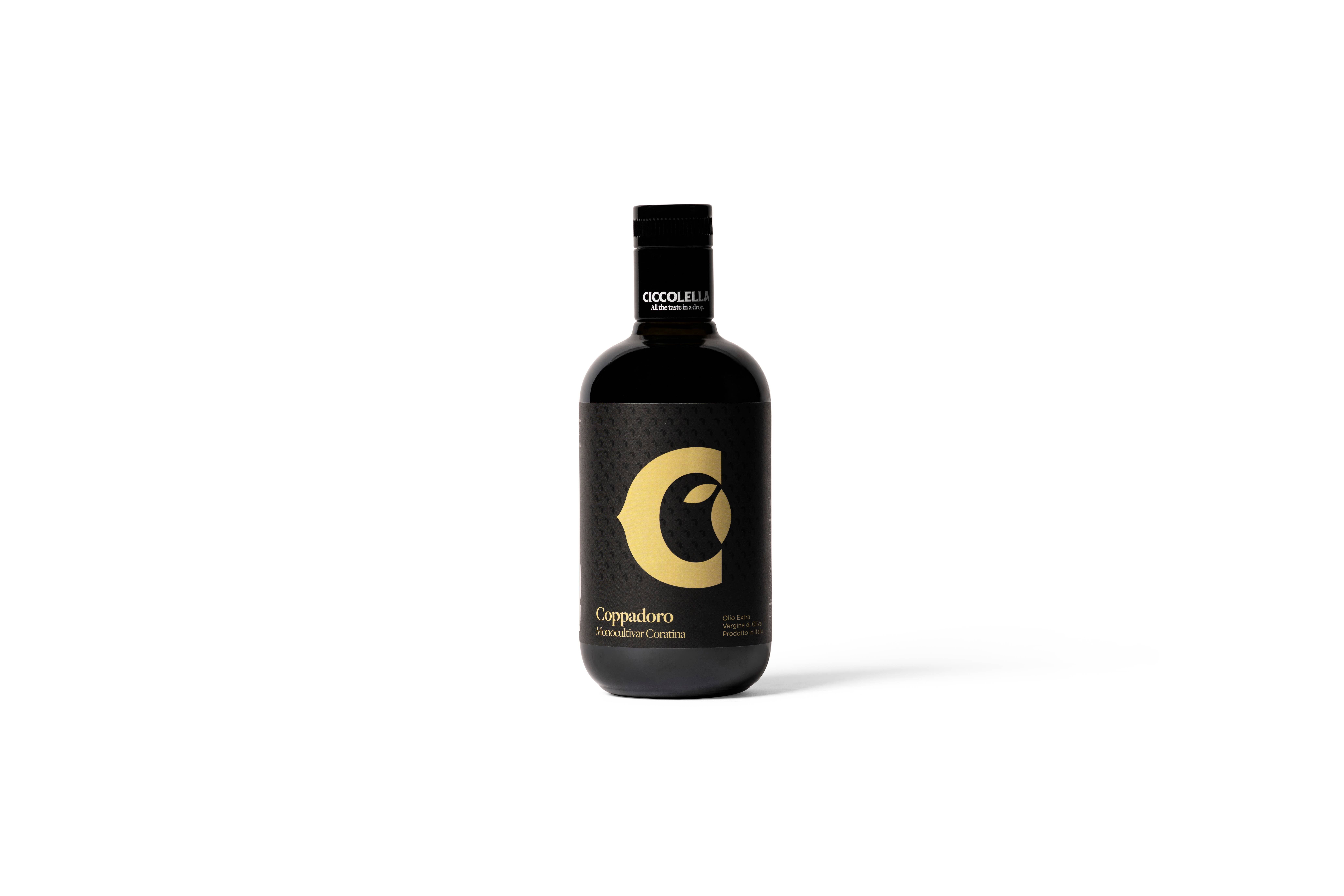 Olio Ciccolella - Vente Huile d'olive - HUILE D'OLIVE EXTRA VIERGE COPPADORO 500ML